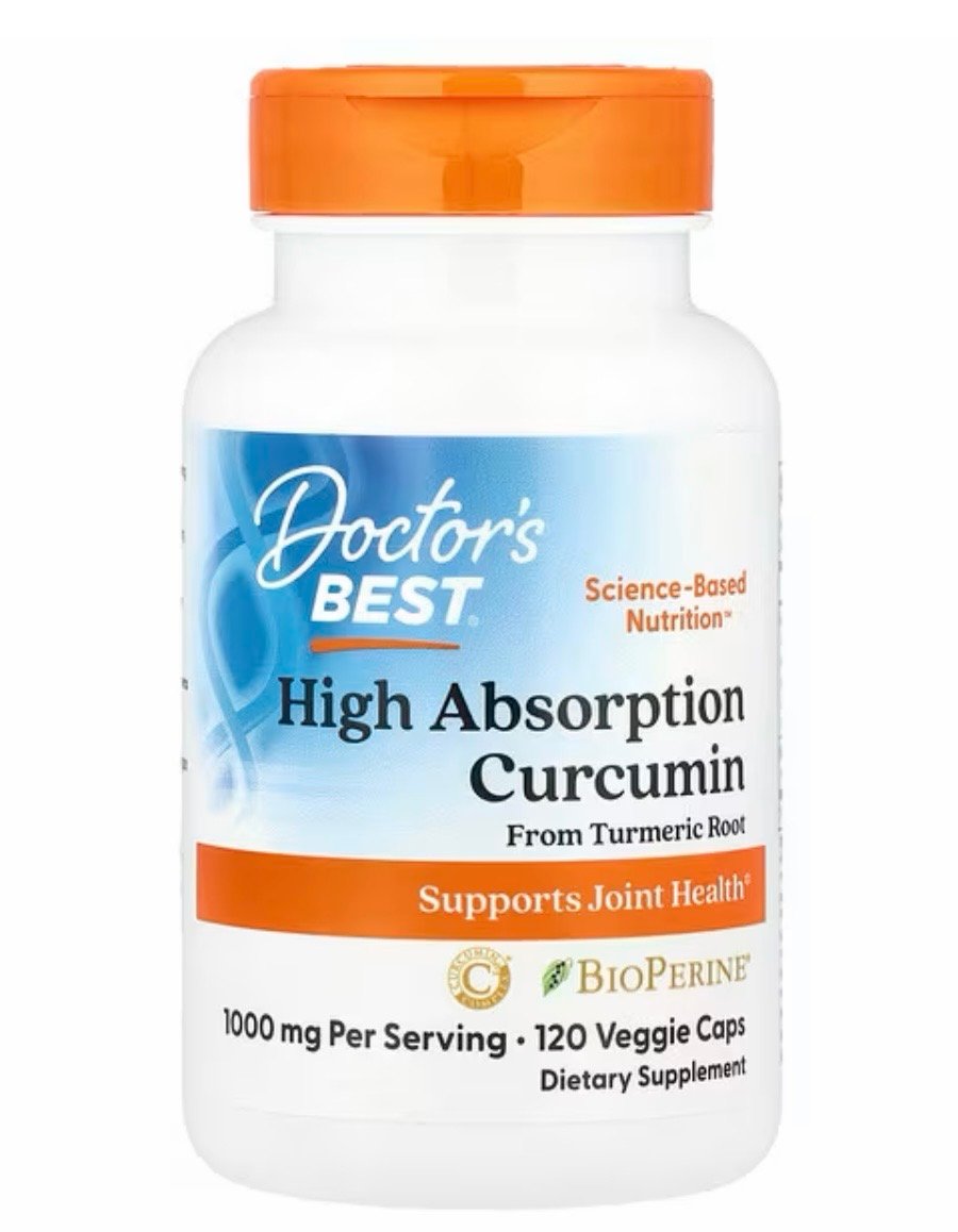 Doctor's Best High Absorption Curcumin, 120 Veggie Caps