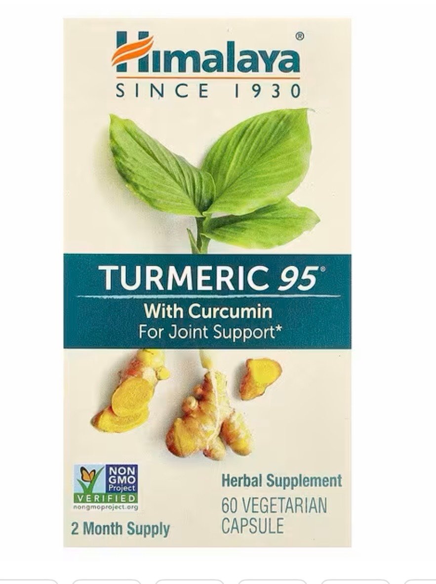 Himalaya, Turmeric 95® with Curcumin, 60 Vegetarian Capsules